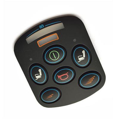 喷涂镭雕背胶按键